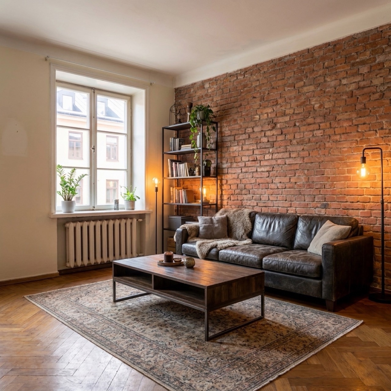Результат Roomy: та же комната в стиле лофт